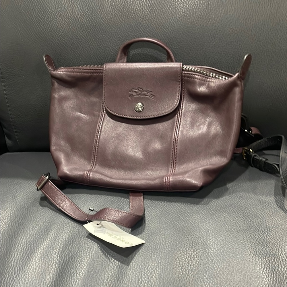 Longchamp Le Pliage Leather Backpack NWT